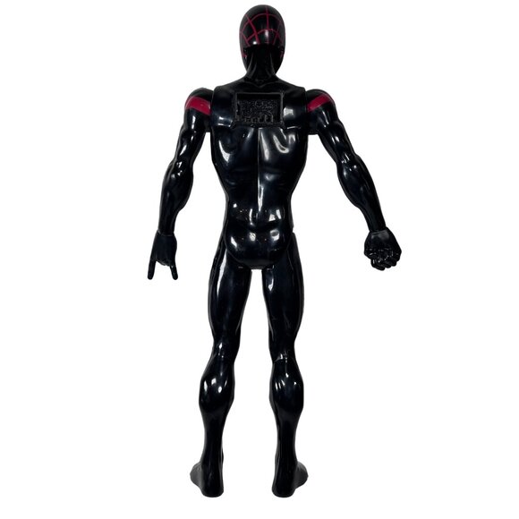 Spider-Man Miles Morales Black & Red 11 1/2" Action Figure By Hasbro 2018 Marvel - Picture 4 of 8